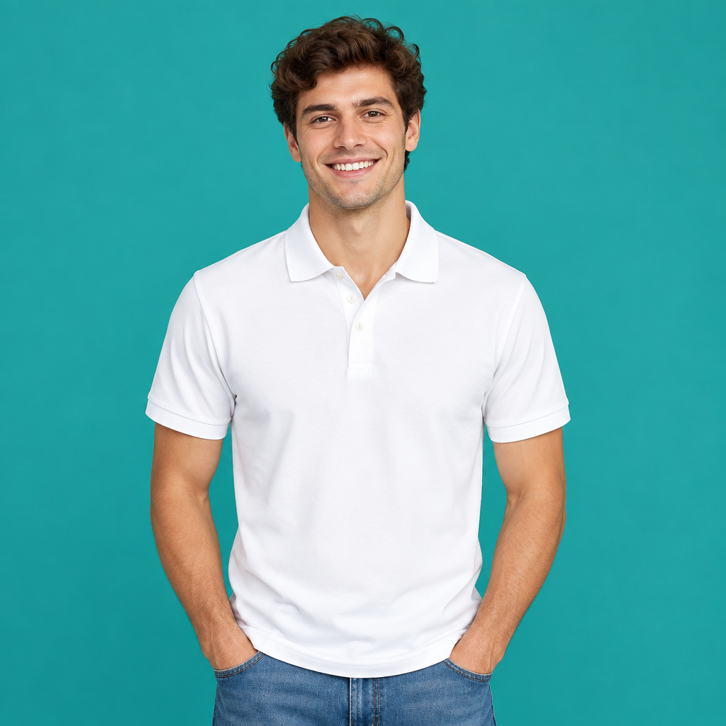 Custom printed polo shirts